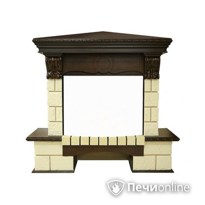 Портал для электрокамина Royal Flame Pierre Luxe угловой шампань под очаг Dioramic 25FX в Нефтеюганске